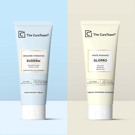 Whitening Facewash and Ceramide Moisturizer Combo
