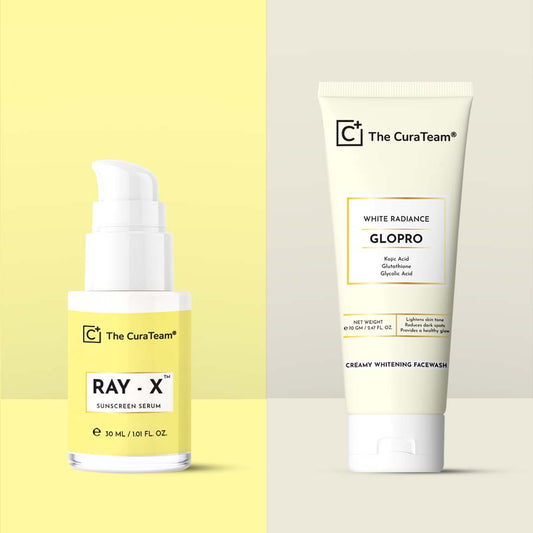 Sunscreen Serum and Whitening Facewash Combo