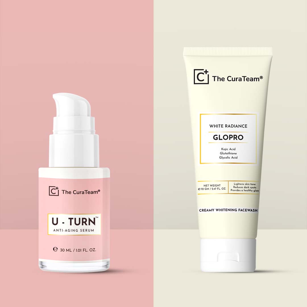 Anti-Aging Serum and Whitening Facewash Combo