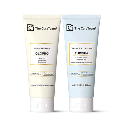Whitening Facewash and Ceramide Moisturizer Combo
